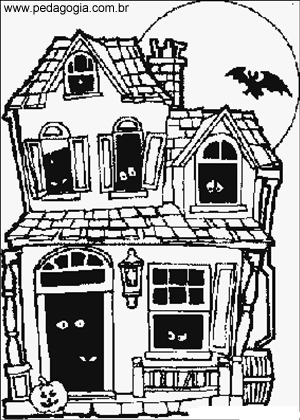 Desenhos de Halloween para Colorir - Curso Completo de Pedagogia